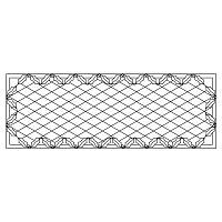 holly cross hatch tablerunner 001